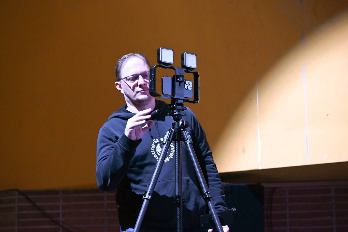 Jayson at a live event